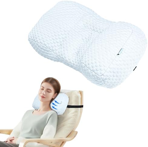 Adjustable Neck Pillow for Recliner, Headrest Pillow for Chair & Couch Support by SCFOAMZAI