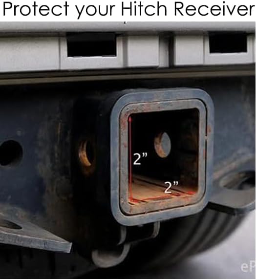 American Flag Hitch Plug with Retention Ring, Fits Standard 2" Receiver - Image 5
