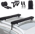 Soft Roof Rack Pads 30", 2 Tie Down Straps, 2 Tie Down Ropes, 2 Hood Loops by ChimimeDecor