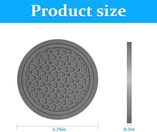 Mandark 4PCS 2.75 Inch Car Cup Holder Coasters - Image 2