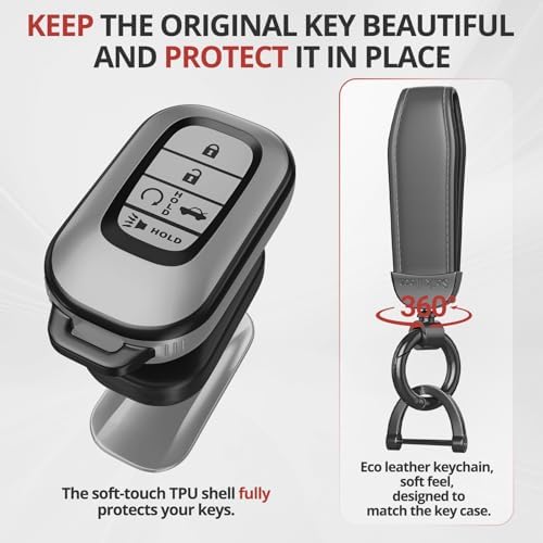 for Honda Key Fob Cover Accessories- Matte TPU Key Fob Cover - Image 3