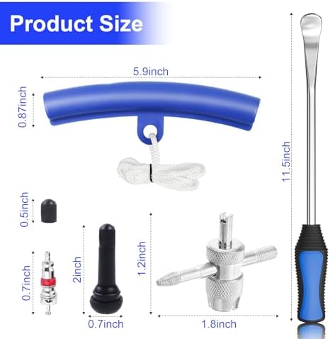 HTOMT 11.5" Tire Spoon Kit, Motorcycle Tire Changer Tire Removal Tool - Image 5