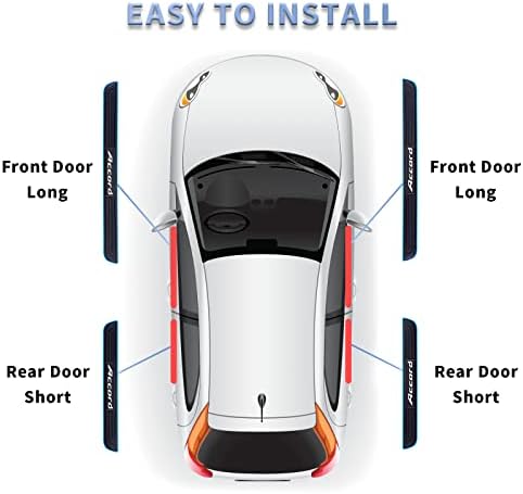 4pcs/Set Car Door Sill Plate Protectors - Image 6