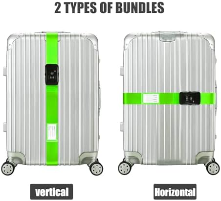 Veki Travel Luggage Straps for Suitcases, TSA Approved - Image 2