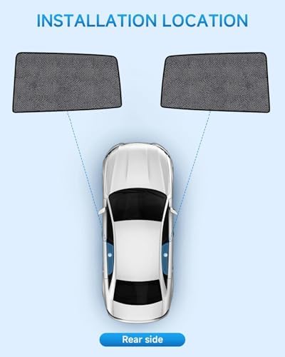 Car Window Shades for Toyota Tundra, UV & Heat Blocker, Privacy Protection for - Image 2