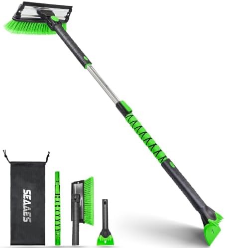 SEAAES 46.7 Inch Long Car Scraper Snow Brush by SEAAES