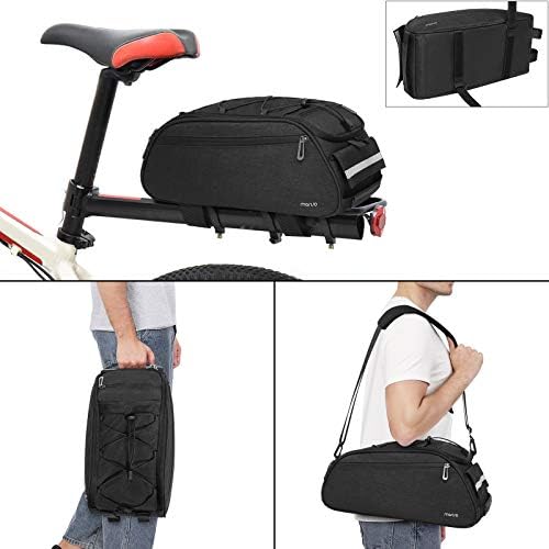 MOSISO Bike Rack Bag, Waterproof Bicycle Trunk Pannier Rear Seat Pouch - Image 4
