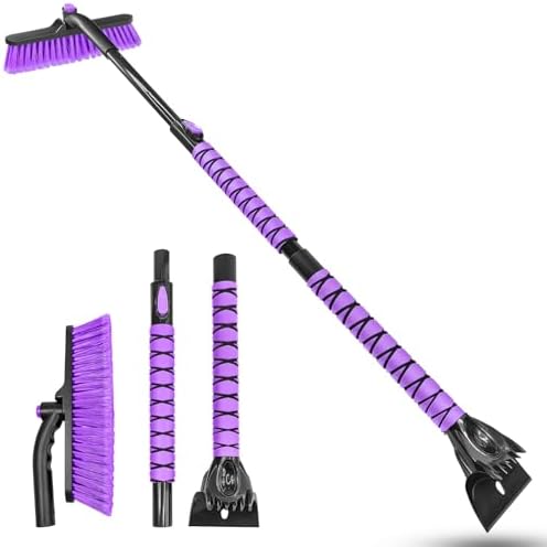 HEEYA Snow Brush Extendable Ice Scraper Brush by HEEYA