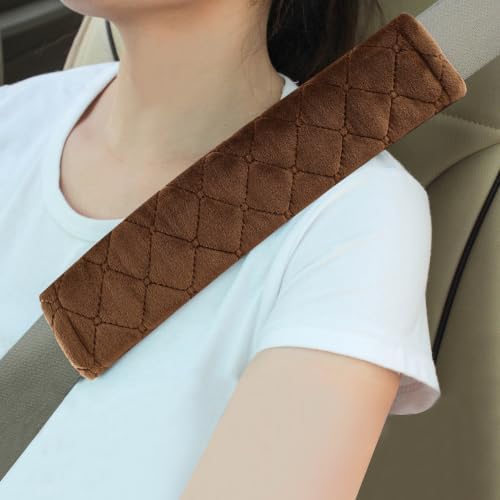 Amooca 2 Pack Seat Belt Covers Soft Shoulder Pad by Amooca