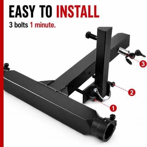Hitch-Mount Bike Rack for Ebike Heavy-Duty - Image 6