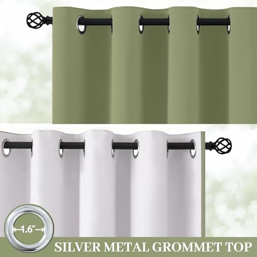 Yakamok Sage Blackout Curtains 96 Inches Long - Image 2
