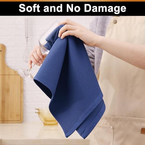 Homaxy 100% Cotton Waffle Weave Kitchen Towels, 6 Pack - Image 4