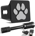 Dog Paw Print Hitch Cover for 2 Inch Receivers by TOEASYTY