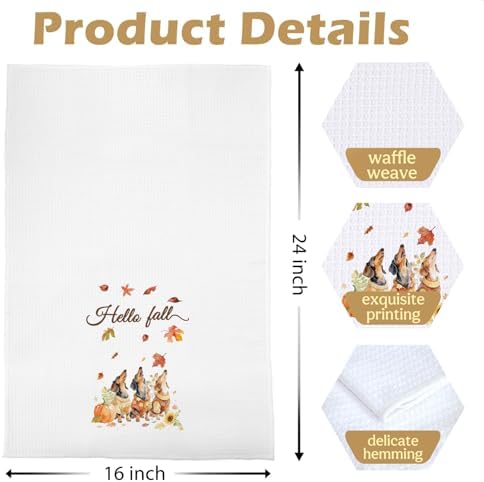 Fall Dachshund Kitchen Towels - Image 5