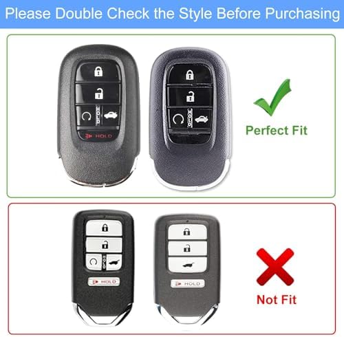 TPU Key Fob Cover with Bling Ring, Compatible with Honda Accord Civic HR-V CR-V - Image 2