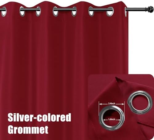 BONZER Outdoor Curtains for Patio Waterproof Thick Privacy Extra Wide - Image 2
