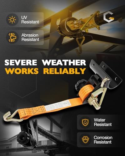 Rack Ratchet Straps, Ladder Rack Straps, Truck/Lumber/Pipe/Roof Rack Straps - Image 4