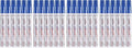 Lesun Overseas 12 Blue Paint Pens Permanent Markers, Oil Based Paint Markers by Overseas