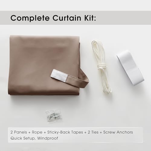 NICETOWN 2 Panels Outdoor Curtains - Image 5