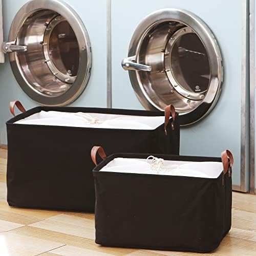 Hinwo 70L Extra Large Canvas Storage Bin - Image 3