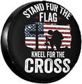 Spare Tire Cover American Flag Potable Dirt Protector Wheel Spare Tire Covers by BMPUDERY