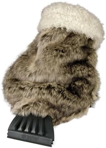 Subzero 13929 Faux Fur Ice Scraper Mitt by SubZero