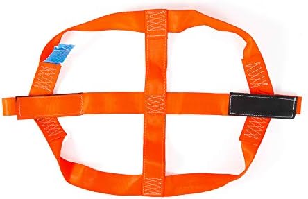MOTO4U Universal Motorcycle Rear Wheel Tie down Strap in Orange - Image 5