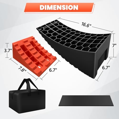 ROBLOCK Tandem Trailer Tire Change Ramp, Tire Lifts Up to 6.3", Raised Tire - Image 3