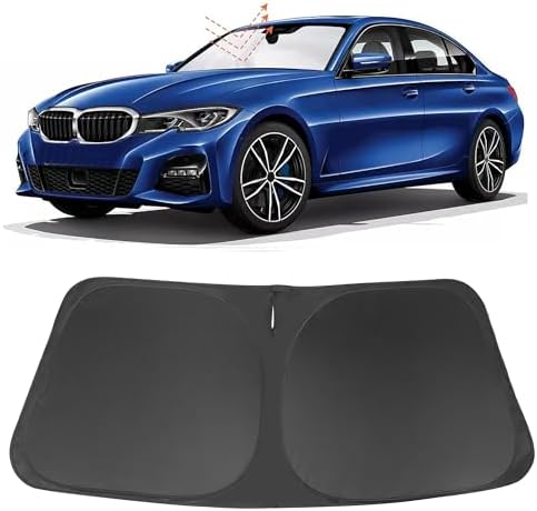 Windshield Sun Shade for 2013-2018 BMW 3 Series/F30/F31/F80/M3 by LHFLIVE