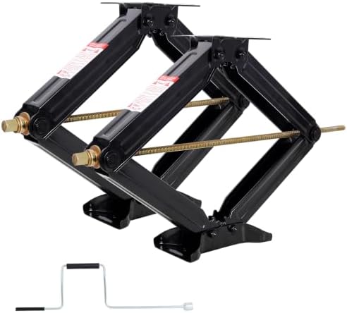 24" RV Trailer Camper Stabilizer Leveling Scissor Jacks, 5000lbs RV Stabilizer by Unknown