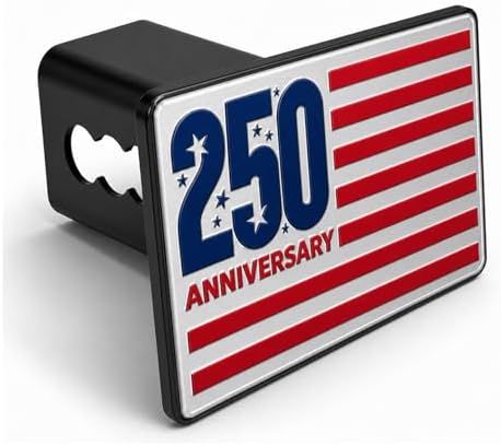 250th Anniversary of American Independence Trailer Hitch Cover - Image 2