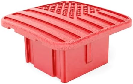 2" Red American Flag Hitch Cover Plug - Image 2