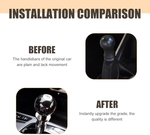 leechio Shift Knob Manual Gear, 8 Ball Billiard Round Smooth and Easy to Grip - Image 5