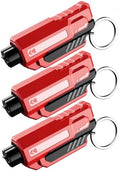 Window Breaker and Seatbelt Cutter Keychain, 2 in 1 Car Safety Hammer Glass by Unknown