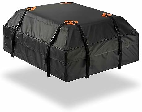 ZONETECH Durable Roof Top Waterproof Cargo Bag -Classic Black 15 Cubic Feet by ZONETECH