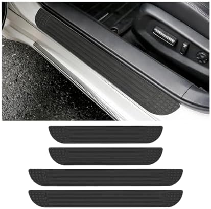 4PCS Car Door Sill Protector, Scratch-Proof Vehicle Front Rear Door Entry Step by SWPHRT