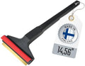 Ice Scraper Brass Blade Car Ice Scraper Long Handle 14, 5 inch Ice Scraper by L+%26+P+Car+Design