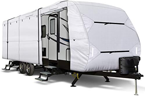 Leader Accessories Upgrade 210D 27'-30' L Travel Trailer RV Cover Ripstop by LeaderAccessories