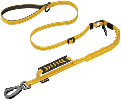 AUBELL Tactical Dog Leash Heavy Duty, 4-6ft No Pull Bungee Leash by AUBELL