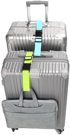 Luggage Straps Travel Belt Multiple Suitcase Connector, 2 Pack Light Blue - Image 6