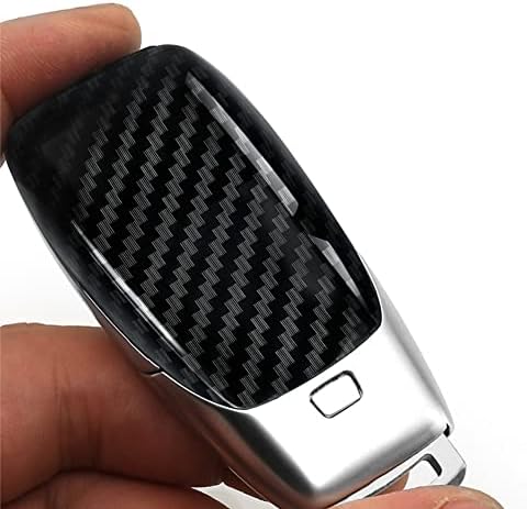 Key Shell Fob Battery Cover Carbon Fiber Key Cover Carbon Fiber Texture - Image 2