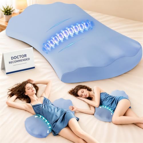Fledano Lumbar Pillow for Sleeping, Lumbar Support Pillow for Bed for Back Pain by Fledano