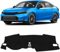 KUST Black Dash Cover for Honda Civic 2022-2026 Dashboard Cover Accessories for by KUST