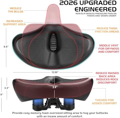 Noseless Bike Seat Cushion for Men & Women - Image 4