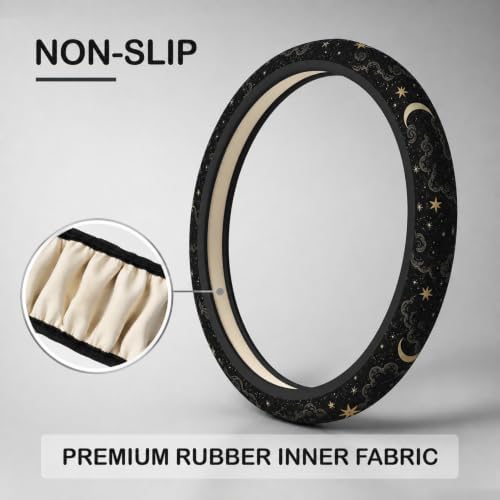 15 Inch Neoprene Steering Wheel Cover Non-Slip - Image 5
