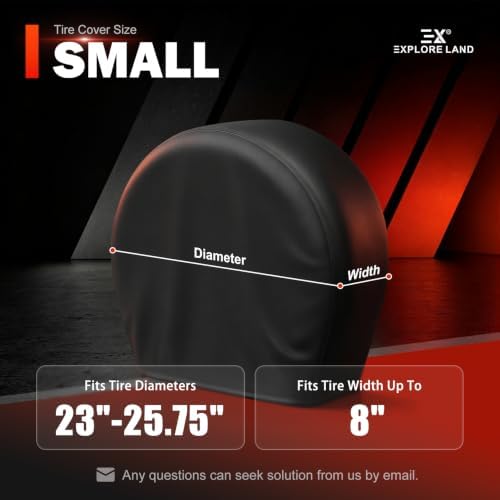 Explore Land Tire Covers 2 Pack Fit Tire Diameters 23-25.75 inch - Image 6