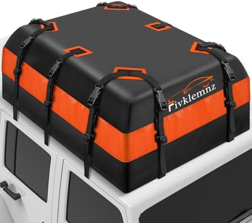 FIVKLEMNZ 30 Cubic Rooftop Cargo Carrier Waterproof Soft Car Roof Bag by FIVKLEMNZ