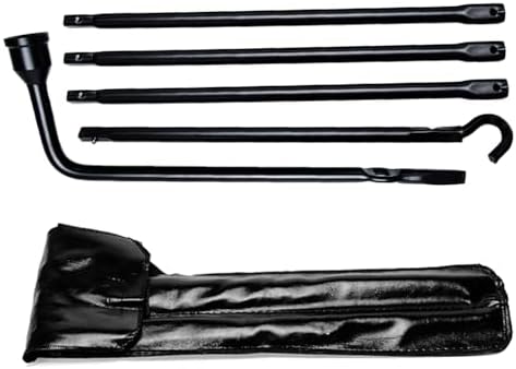Spare Tire Removal Tool Kit Tire Lug Wrench Handle Fit - Image 2