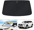 KUST Windshield Sun Shade for 2020-2024 2025 2026 Toyota Highlander Accessories by KUST