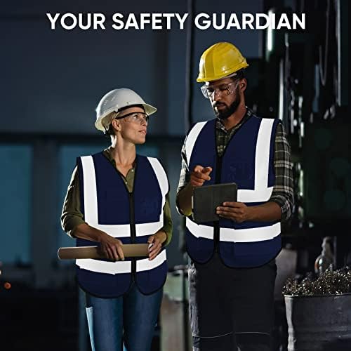TICONN High Visibility Reflective Safety Vest - Image 6